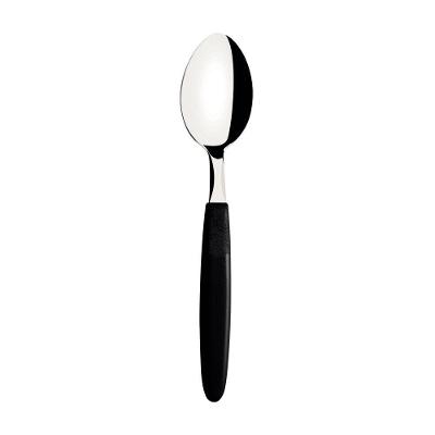 Kit - 24 Colheres De Mesa Ipanema Com Lâmina Em Aço Inox Cabo Preto Cptop - Tramontina 23363400