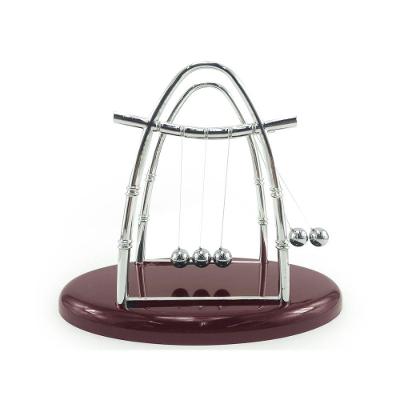Pêndulo Newton Oval Pequeno Bolas Metal Plástico Linha Nylon