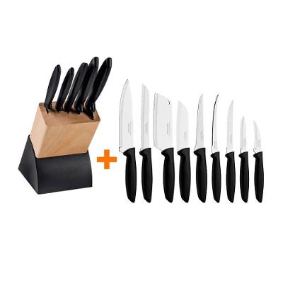 Kit - Faqueiro Plenus 6 Peças + 1 Faqueiro 9 Peças Plenus Preto - Tramontina