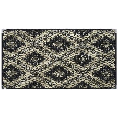 Tapete Sisal Sala 1,50 X 2,00 Antiderrapante Preto S-561