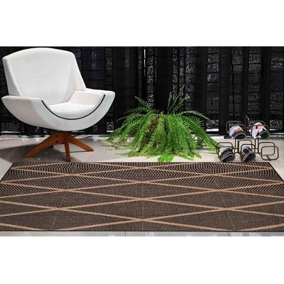 Tapete Sala Quarto Econature Geo 2,00 X 2,50 Chumbo 56