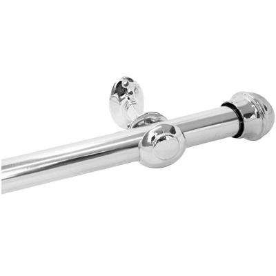 Varão Cortina Simples 3 Metros 28mm Prata