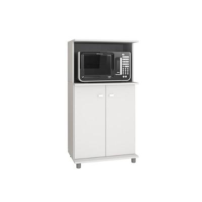 Balcão 2 Portas Com Espaço Para Microondas Branco