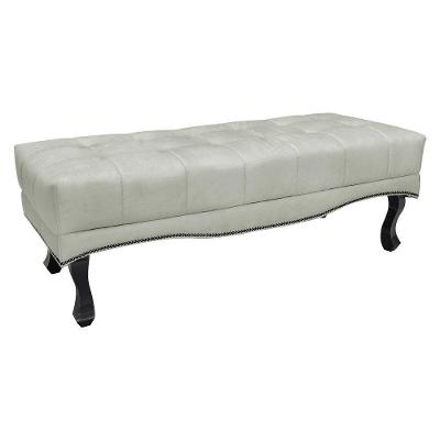 Calçadeira Recamier King 1,95M Cor Cinza Prata
