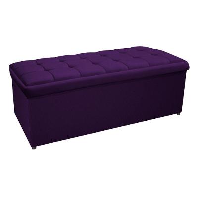 Calçadeira Copenhague 140cm Casal Roxo