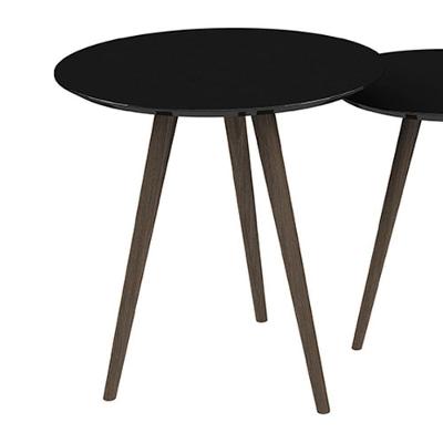 Conjunto De Mesa Redondo Preto