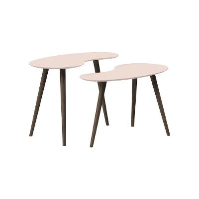 Conjunto De Mesa Feijão White