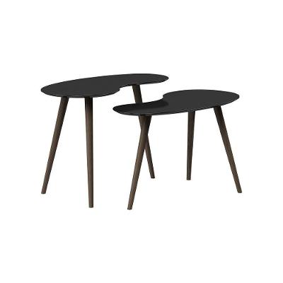 Conjunto De Mesa Feijão Preto