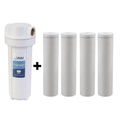 Filtro de Água para Caixa D'água Poe + 4 Refis Bbi Filtração