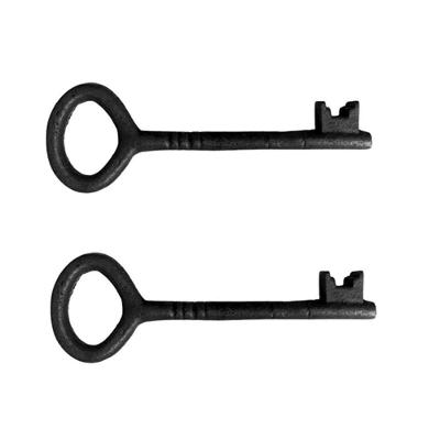 Kit 2 Chaves Decorativas Rústica Enfeite Em Ferro Nº 03 27cm