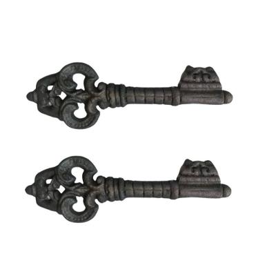 Kit 2 Chaves Decorativas Rústica Enfeite Em Ferro Nº 02 26cm