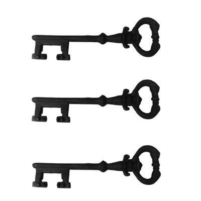Kit 3 Chaves Decorativas Rústica Enfeite Em Ferro Nº 04 33cm