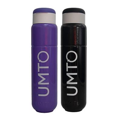 Kit 2 Garrafas Umto Super-Resistente 500 Ml Preta E Lilás - Preto