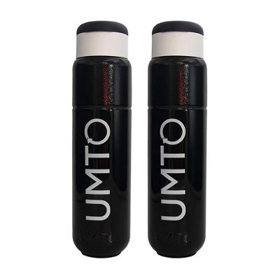 Kit 2 Garrafinhas Umto Super-Resistente 500 Ml Preta - Preto