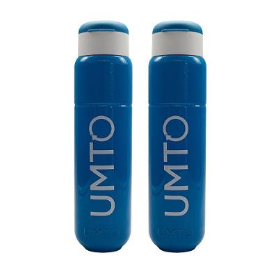 Kit 2 Garrafinhas Para Academia Umto Super-Resistente 500 Ml Azul Claro - Azul