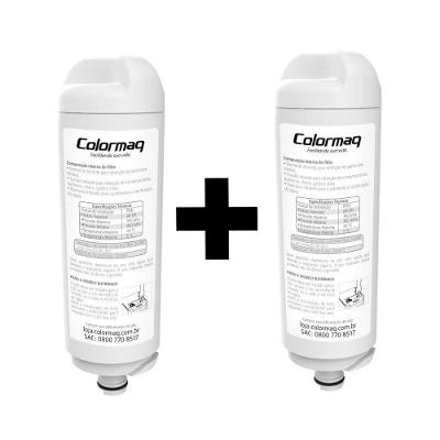 Kit 2 Refil Filtro Para Purificador Colormaq Eletronico