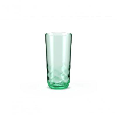 Copo 400 Ml Plástico Cor Verde Soft Linha Wave Coza Verde Soft