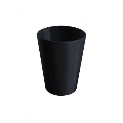 Copo Casual 7,3x7,3x8,9cm 200ml Preto Coza