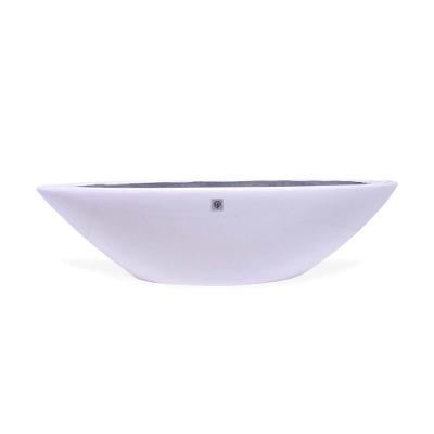 Vaso Barca Branco 17x63x17cm