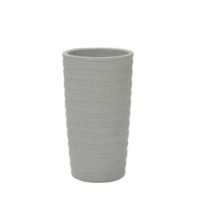 Vaso Grego Tramontina em Polietileno Mármore 65 Cm