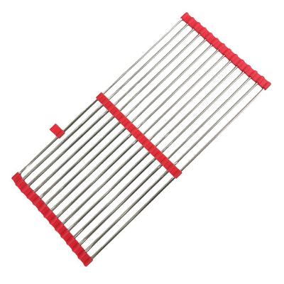 Escorredor Esteira Louça Cozinha Pia Inox Silicone Multiuso