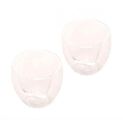 Conjunto De 2 Copos Parede Dupla Heart 230 Ml - Lyor