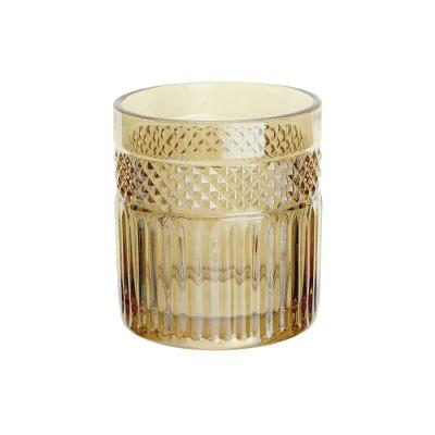 Jogo De Copos Baixos Em Vidro Palace âmbar Com 6 Peças 330ml L'hermitage