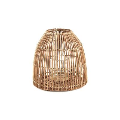 Lanterna Em Rattan 30X26Cm