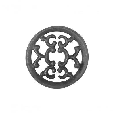 Rosácea Decoração Ferro Fundido Imperial Grade Portão 15Cm