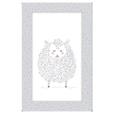 Quadro Placa Infantil Ovelha