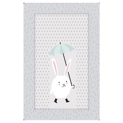 Quadro Placa Infantil Coelho