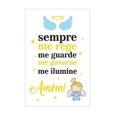 Quadro Placa Infantil Anjinho