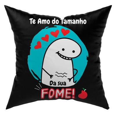 Almofada Avulsa Cheia 45Cm X 45Cm Tamanho Da Sua Fome