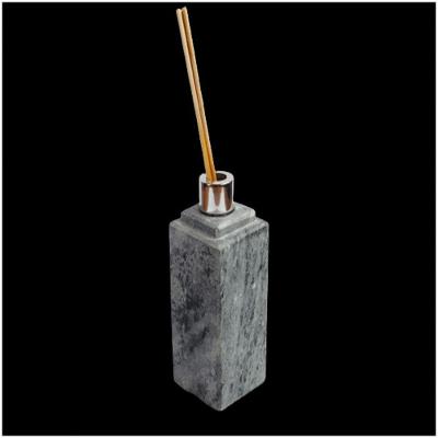 Difusor Vareta Essências Aromas Banheiro Ambiente Prata 7Cm