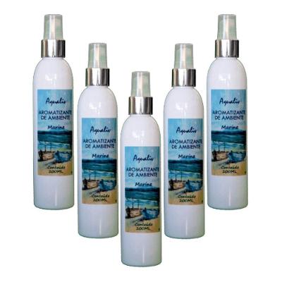 Kit 5 Aromatizador De Ambientes Aroma Marine Frasco 200ml
