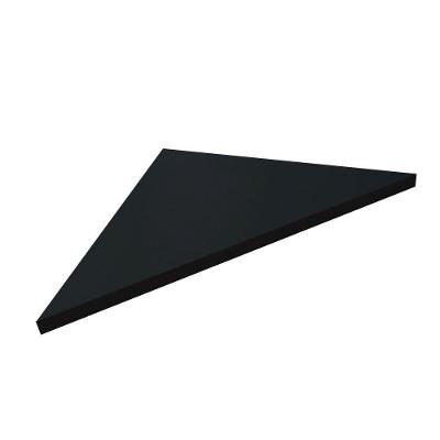 Prateleira De Canto 42X30 Cm Preto Em Mdf