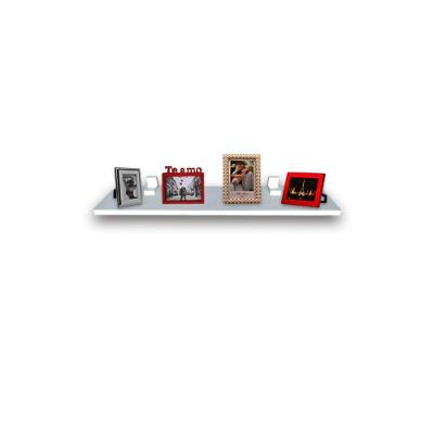 Prateleira Simples Branca 60X20 Cm Com Suporte Em Mdf