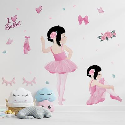 Adesivo De Parede Bailarina Love Ballet Titulos Modelo 3