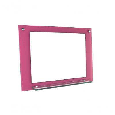 Espelho Para Banheiro Com Prateleira 70cm Rosa