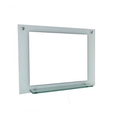 Espelho Para Banheiro Com Prateleira 70cm Branco