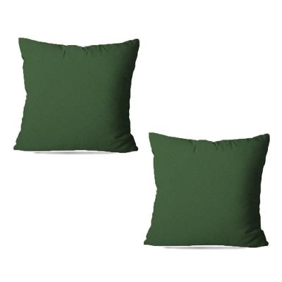 Kit 02 Capas de Almofadas Suede Verde