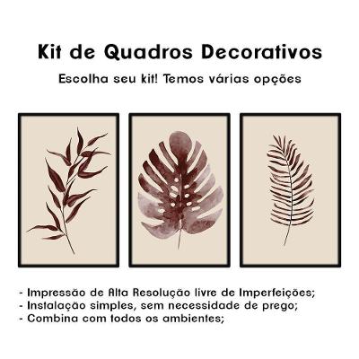 Kit De Placas Decorativos Especiais 20X30Cm Titulo Modelo 3