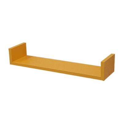 Prateleira U 100 X 20cm Amarela Suporte Invisível
