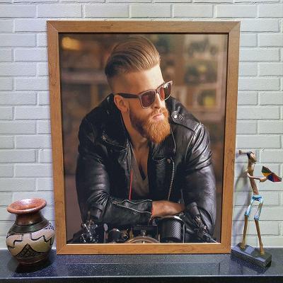 Quadros Barba Barbearia 35cmx45cm Modelo 2
