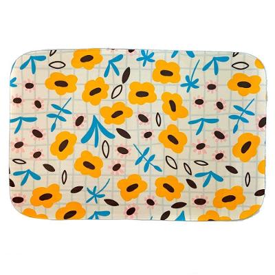 Tapete Para Quarto Estampado Borboletas Floral 60cm X 40cm -