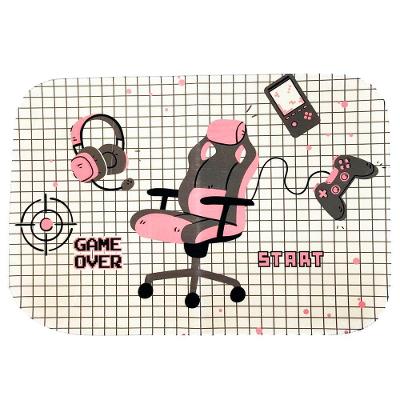 Tapete Para Quarto Estampado Game Streamer Rosê Start 60cm X