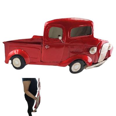 Quadro 3d Pick Up Metal Espelhado Vintage Enfeite