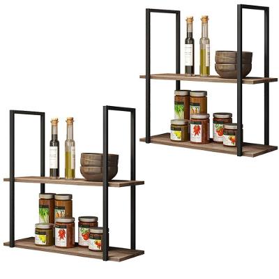 Kit 2 Prateleiras Decorativas Multiuso D01 Design Demolição