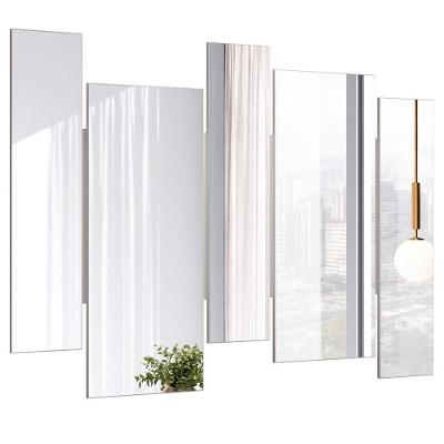 Espelho Decorativo Com Moldura Off White Isadora N01