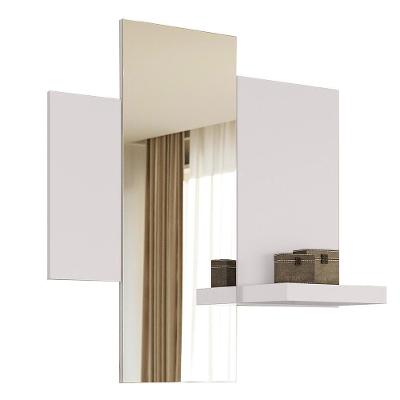 Espelho Decorativo Atlanta 91Cm N01 Moldura Off White